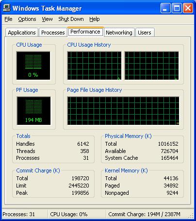 Win mini task manager